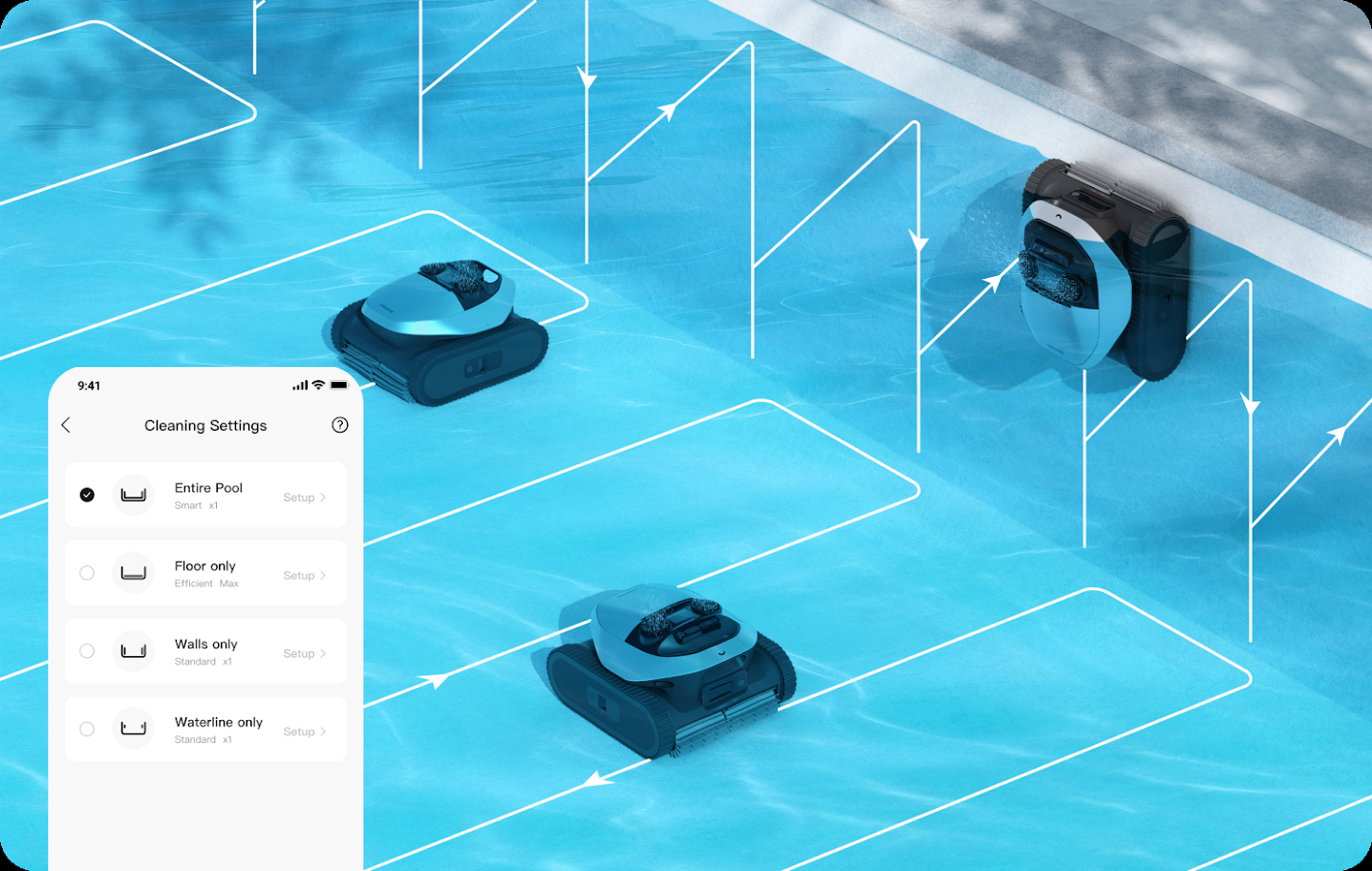 Images of the Dreame Z1 Pro robot pool cleaner