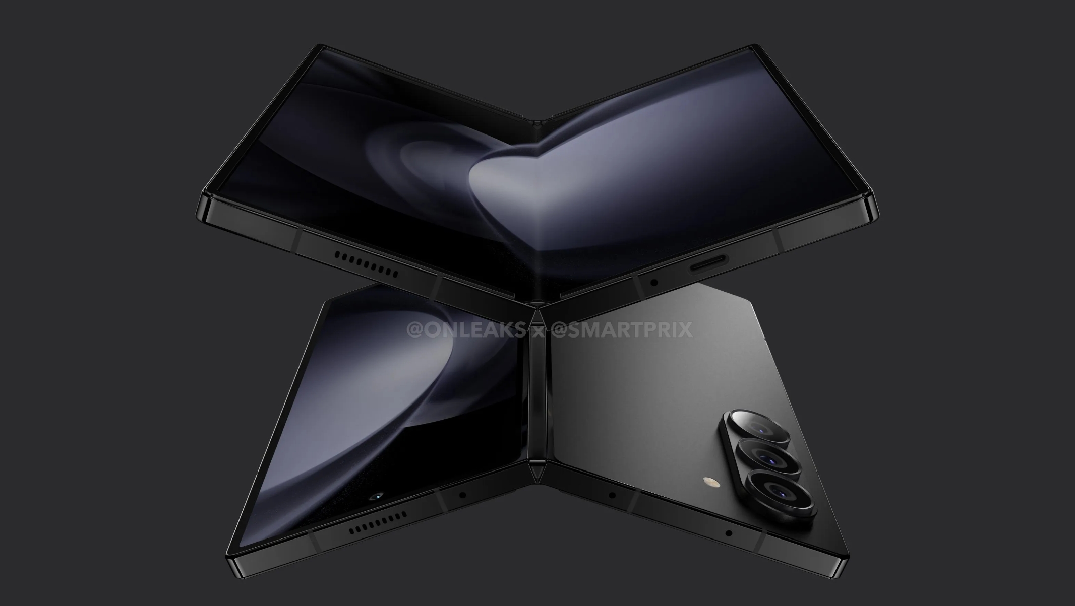 A leaked render of the Samsung Galaxy Z Fold 6