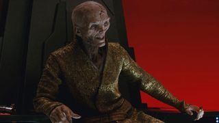 Snoke in the Throne Room