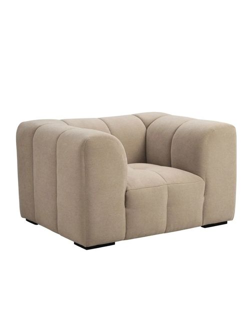 Manhattan Chenille Oatmeal Loveseat