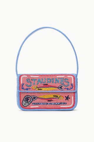 Staud Tommy Beaded Bag Staudines Pink