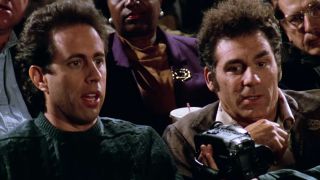 Jerry Seinfeld and Michael Richards on Seinfeld