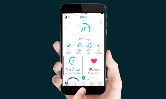 fitbit on screen workouts