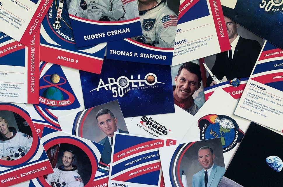 Kennedy Space Center Marks Apollo 50th With Mission Trading Cards