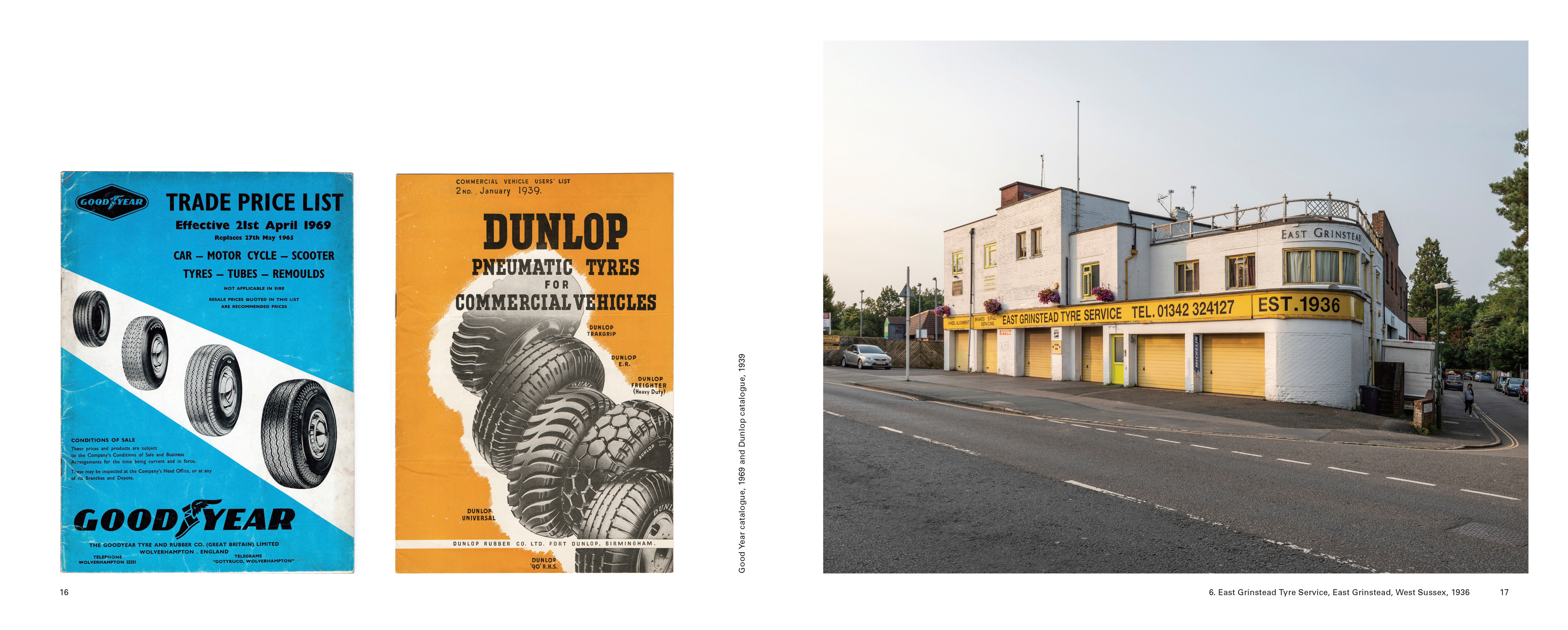 A spread from 226 Garages and Service Stations