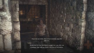 Dragon's Dogma 2 caged magistrate waldhar escaping gaol and thanking arisen
