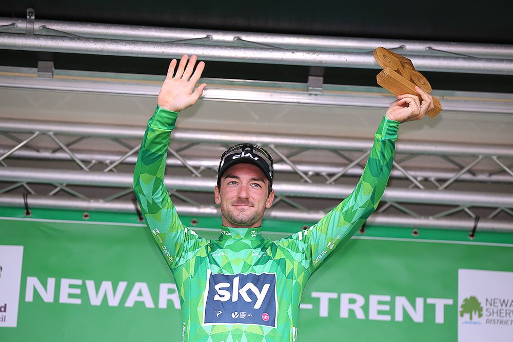 Elia Viviani in green