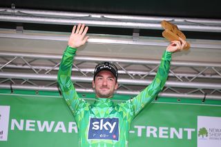 Viviani regains Tour of Britain race lead
