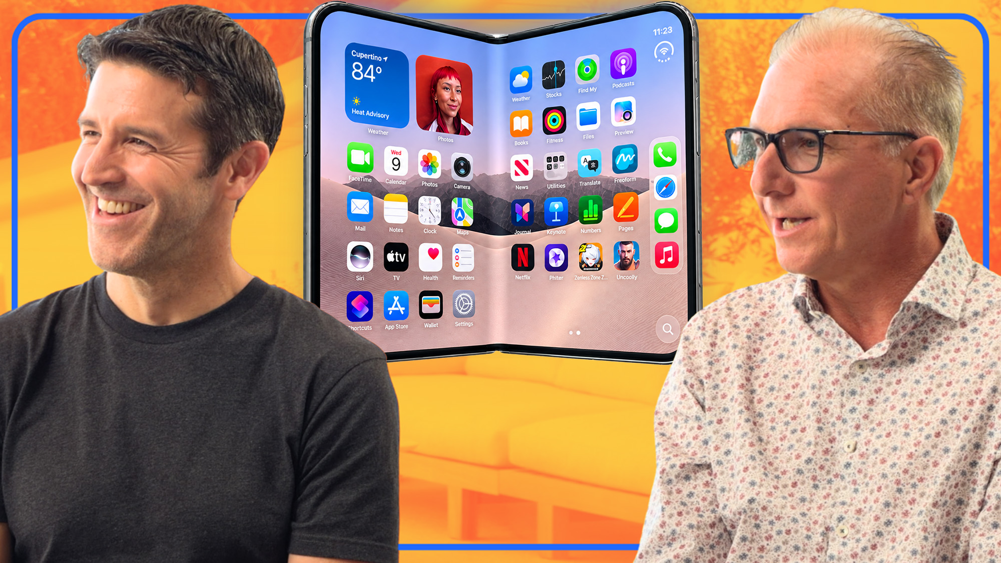 Apple executives John Ternus and Greg Joswiak