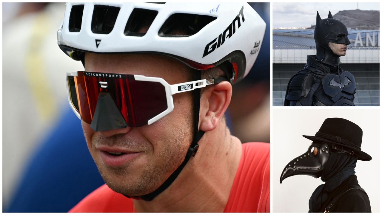 Dylan Groenewegen new aero beak sunglasses