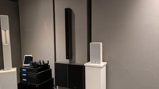 L-Acoustics Soka, SV10 and X8i speakers on display