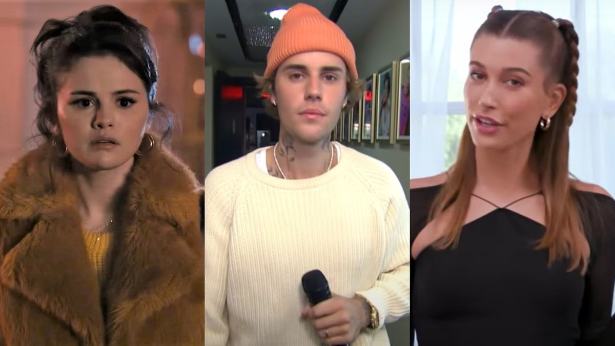 Selena Gomez in Only Murders in the Building; Justin Bieber on Saturday Night Live; Hailey Bieber on Who&#039;s in My Bathroom?