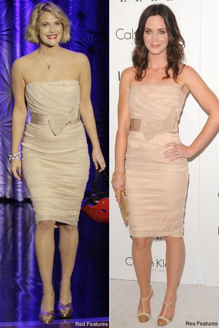 Emily Blunt - Who wore it best? Drew Barrymore Vs. Emily Blunt | Marie Claire UK