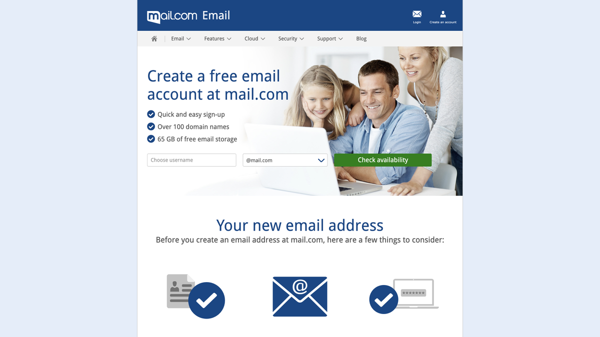 mail.com review | TechRadar