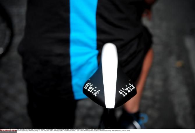 A Team Sky saddle