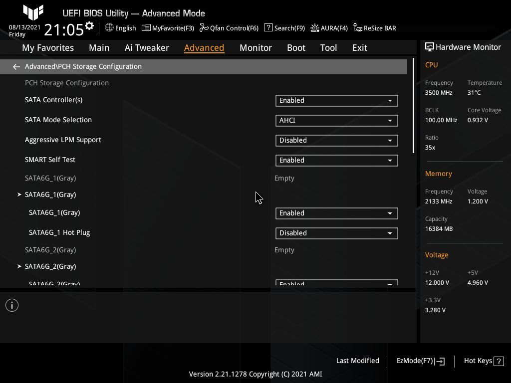 Asus TUF Gaming Z590-Plus WIFI