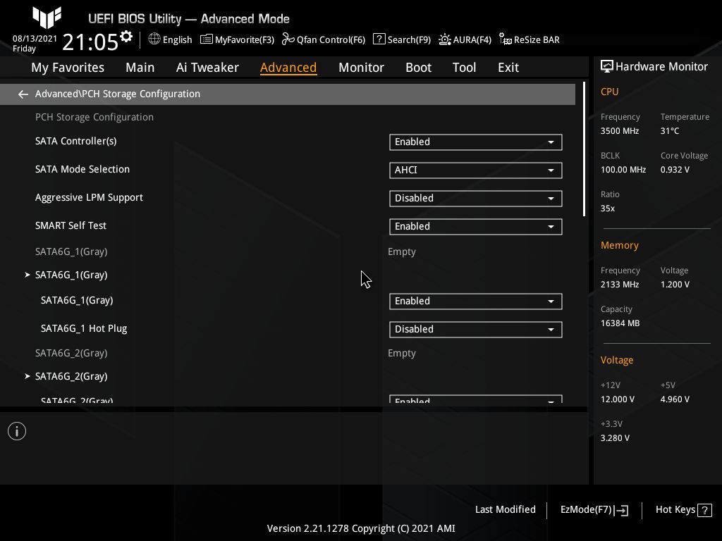 Asus TUF Gaming Z590-Plus WIFI