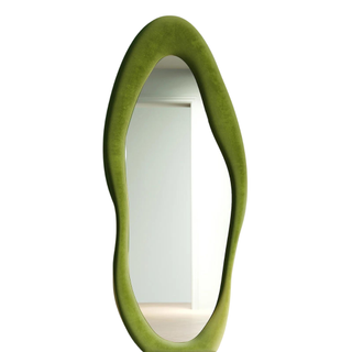 brat green tall irregular mirror