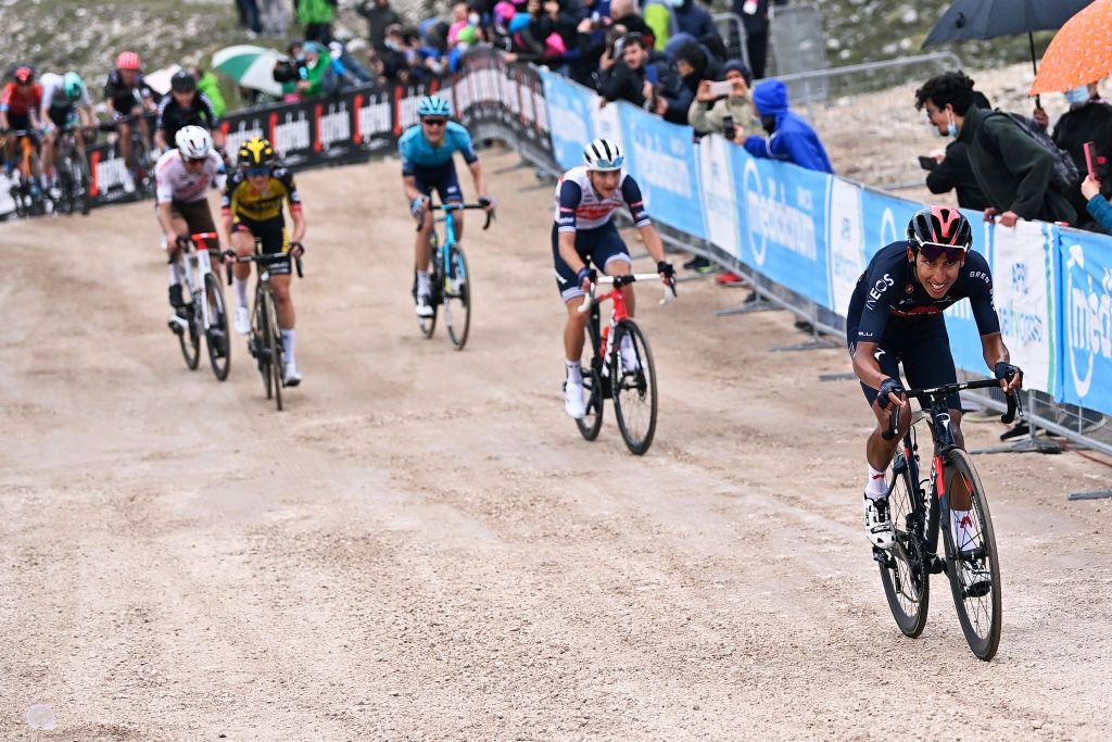 Foto Fabio Ferrari/LaPresse
16 maggio 2021 Italia
Sport Ciclismo
Giro d'Italia 2021 - edizione 104 - Tappa 9 - Da Castel di Sangro a Campo Felice (Rocca di Cambio) (km 158)
