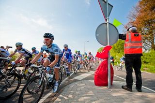 The Amstel Gold Race is known for its short, sharp hills as well as many, many pieces of road furniture and roundabouts.