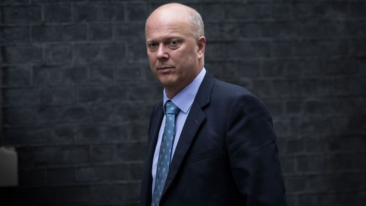 Chris Grayling outside No. 10