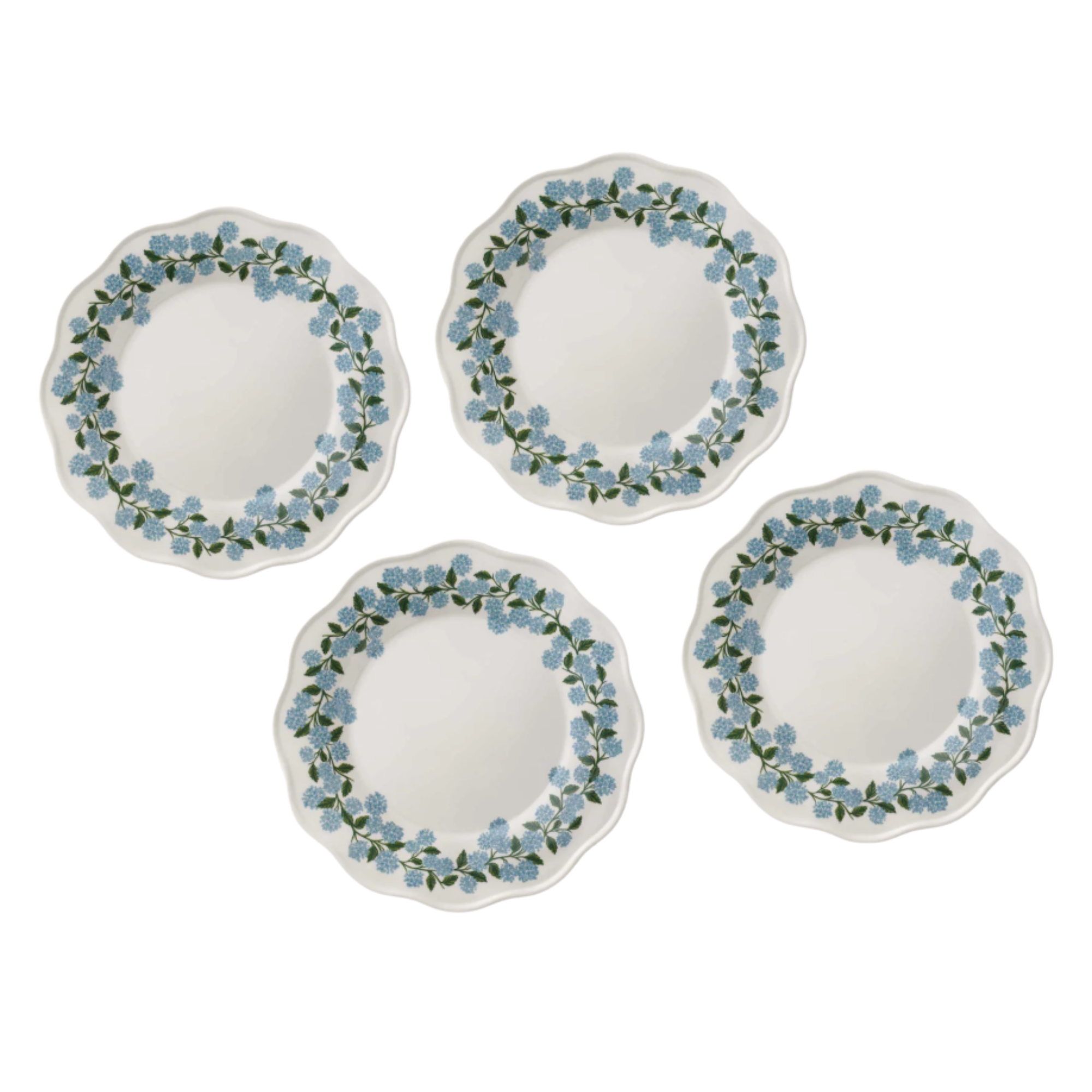 four dinner plates