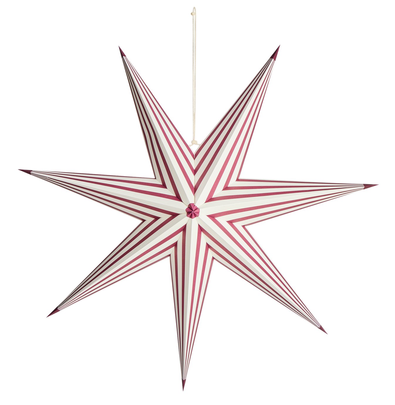 Habitat Handmade Large Paper Star Tree Decoration
