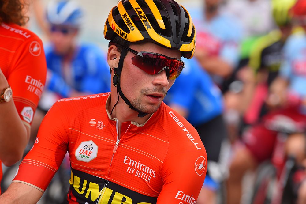 Overall leader Primoz Roglic (Jumbo-Visma) ahead of stage 5 at the UAE Tour