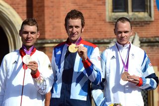 Bradley Wiggins wins the Mens Olympic Time Trial