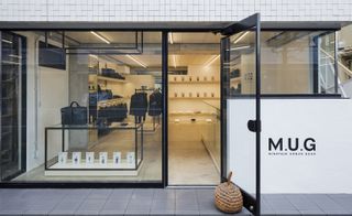 M.U.G shop exterior in Tokyo, Japan