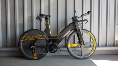 Is it a shame you ll never see this radical new Cadex Tri bike in