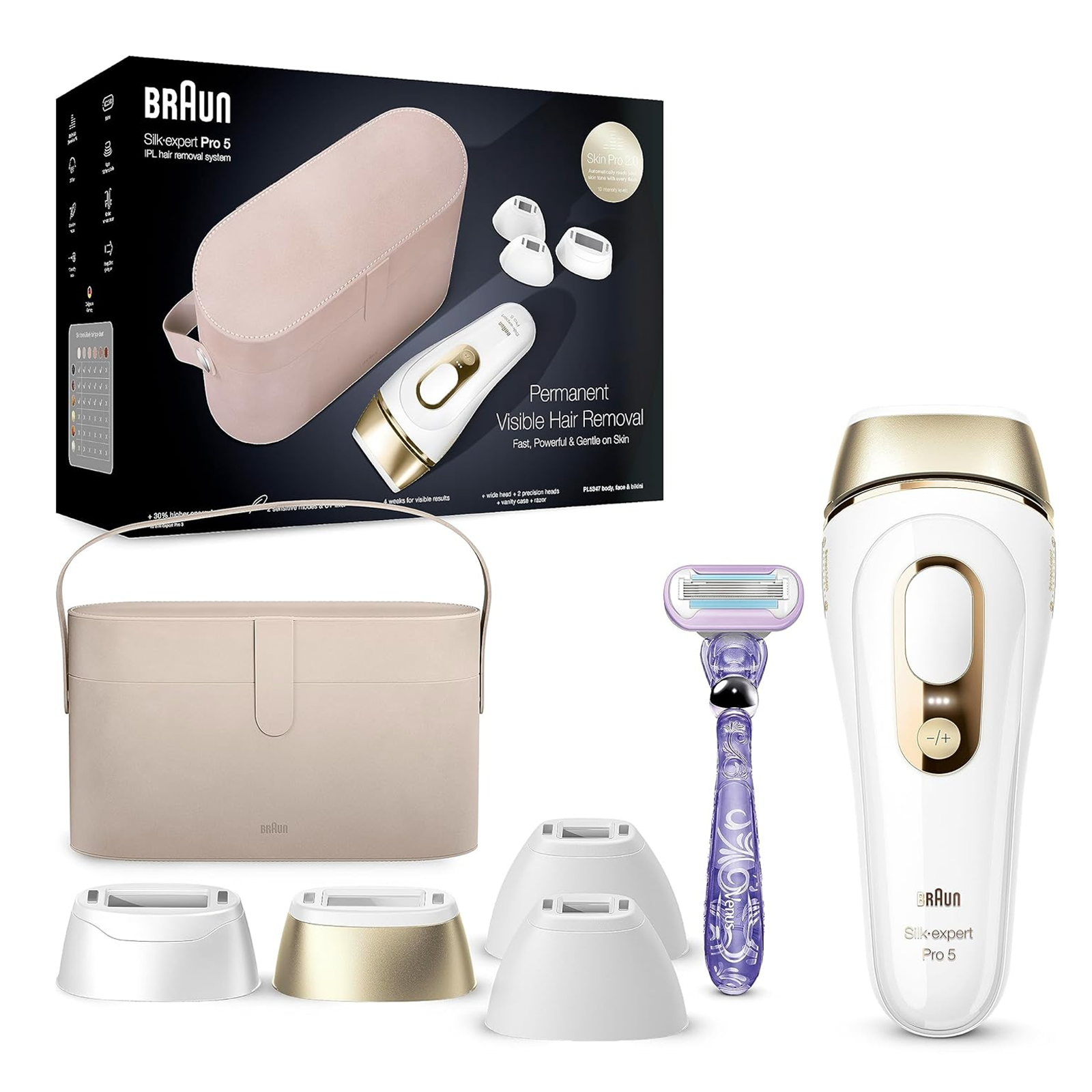 The Braun Silk Expert 5 Pro laser hair removal kit is at its 