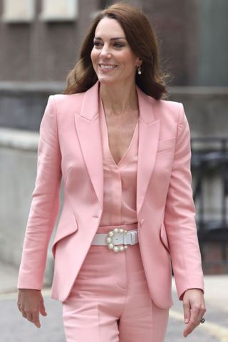 Kate Middleton Pink blazer, The Princess of Wales out at the Foundling museum