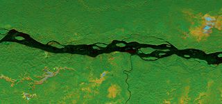 Ecuador's Napo River seen from this airplane photo.