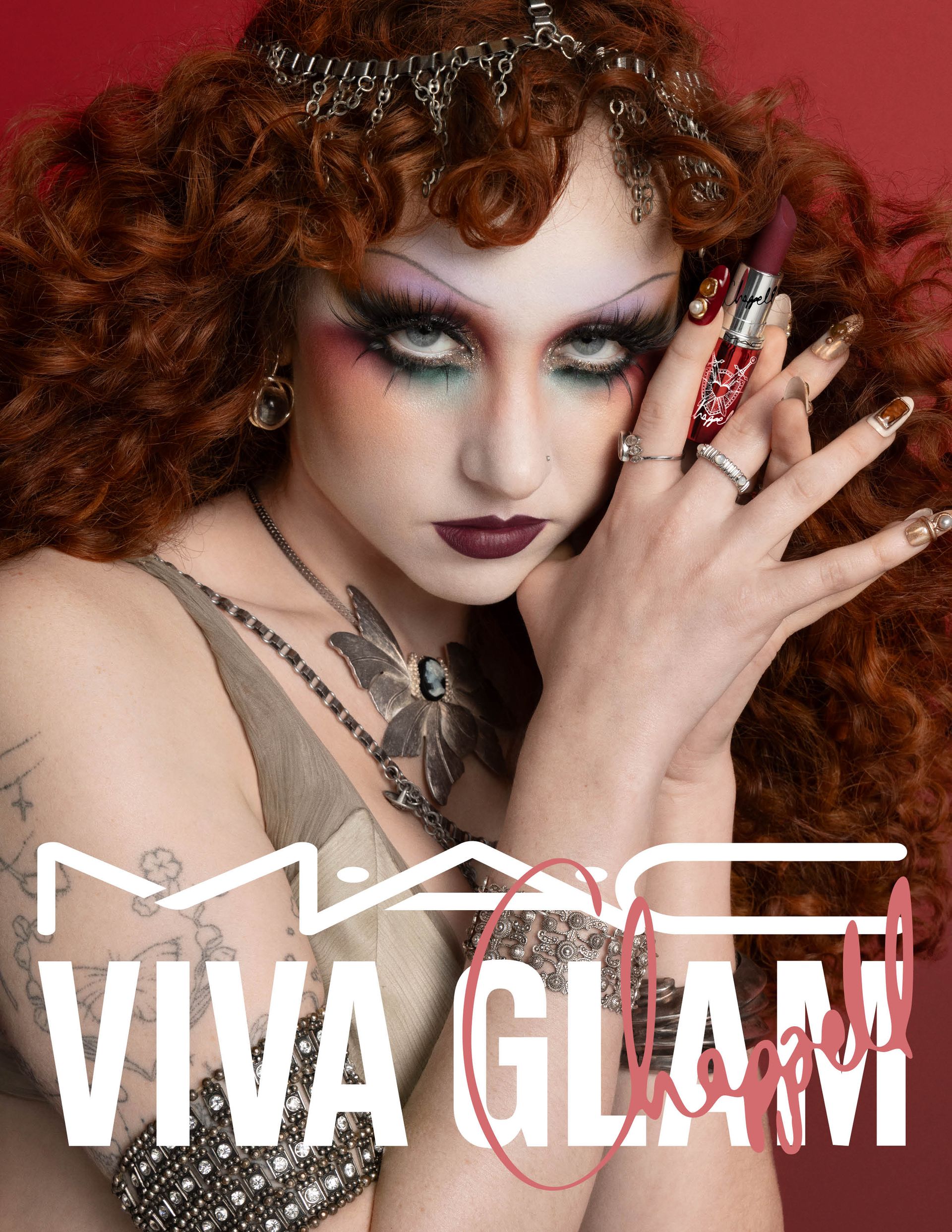 Photo of Chappell Roan for MAC's Viva Glam campaign