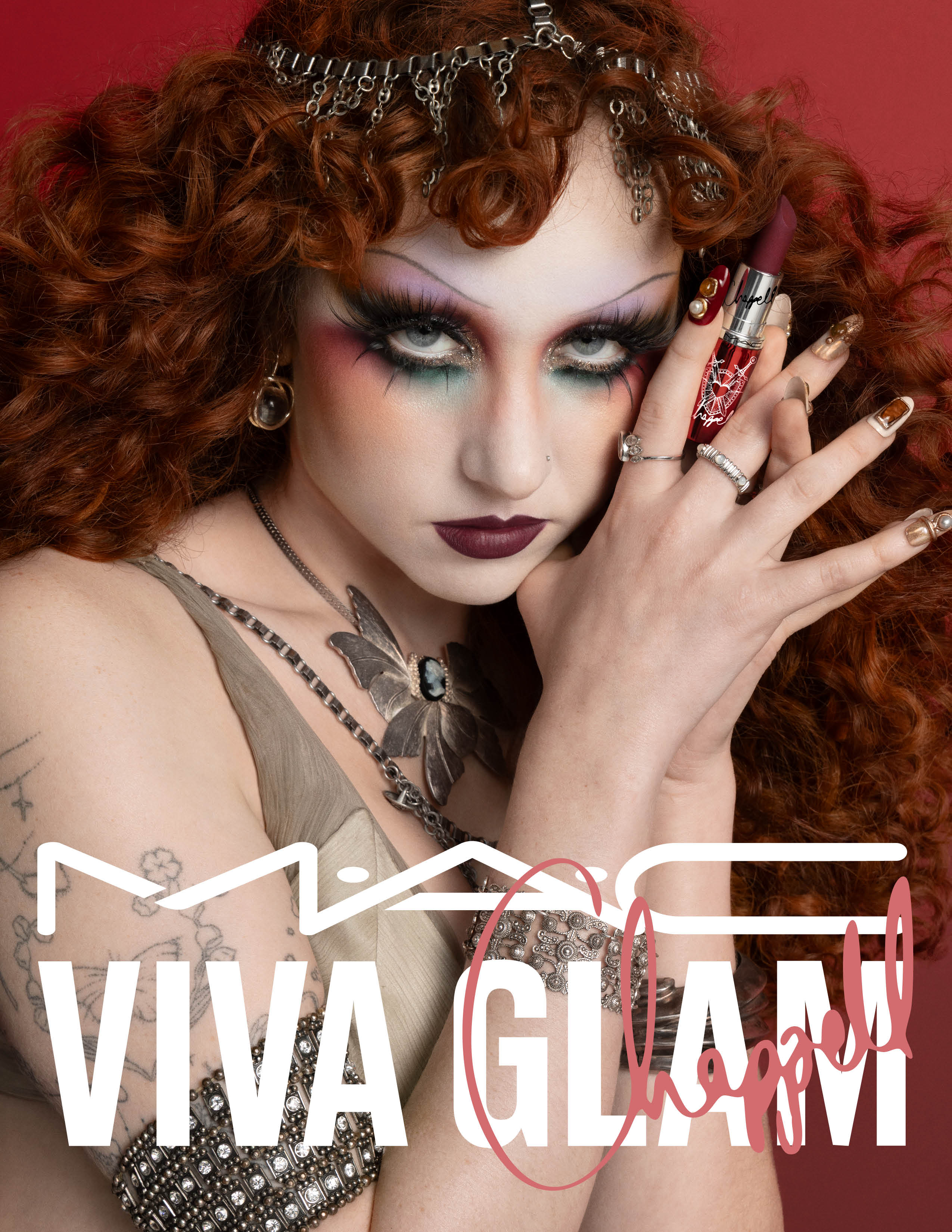Photo of Chappell Roan for MAC's Viva Glam campaign