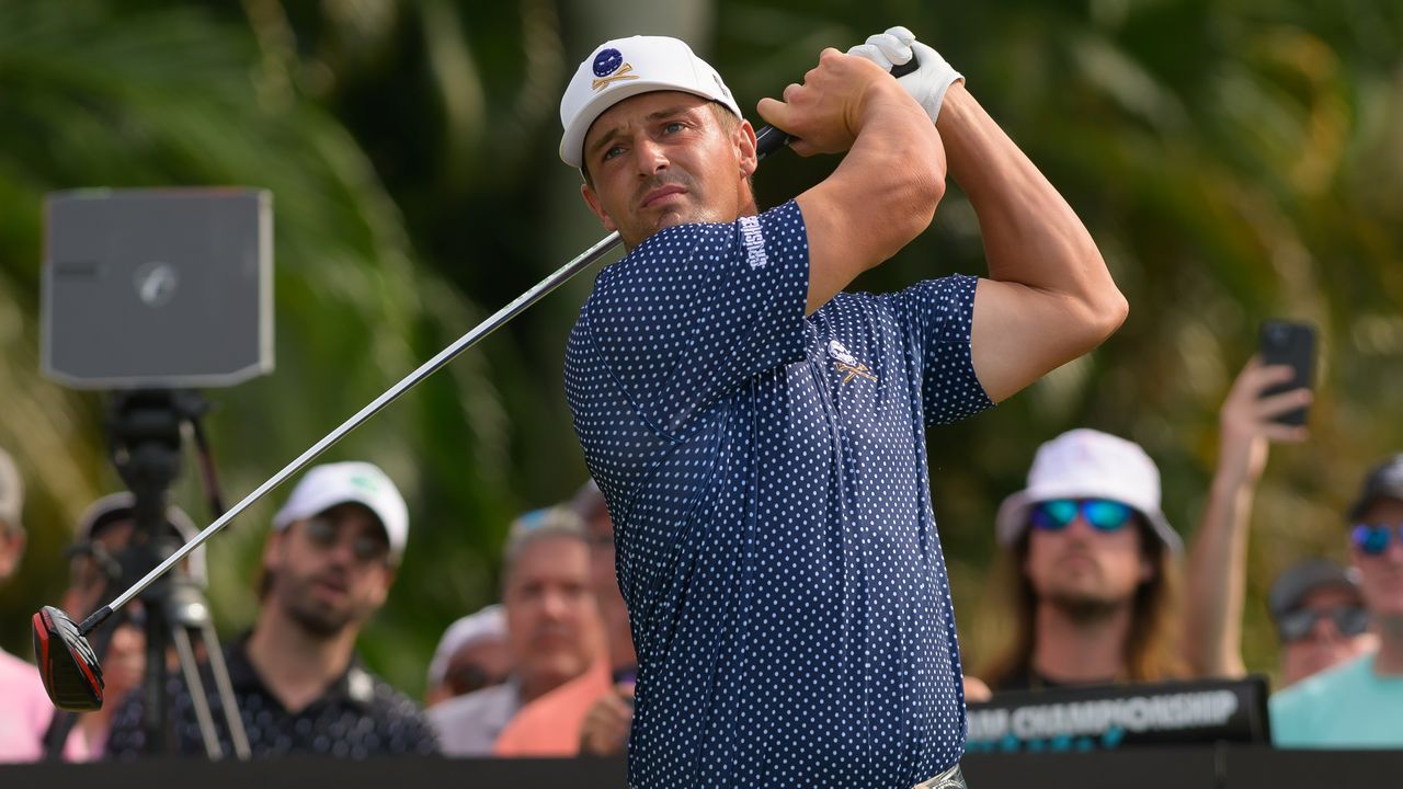 Bryson DeChambeau during the LIV Golf Team Championship at Trump National Doral