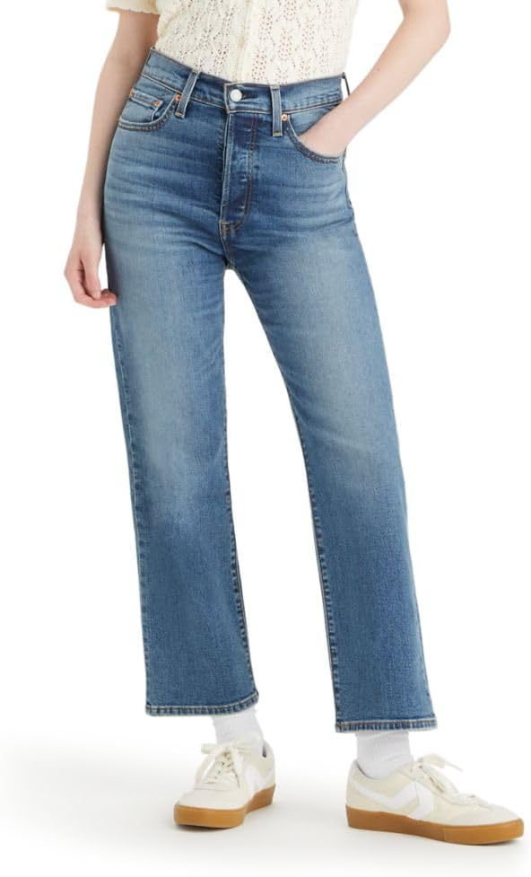 Levi's, Levi's Women's Premium Ribcage Straight Ankle Jeans, Elevated Taste, Blue, 30 X 27