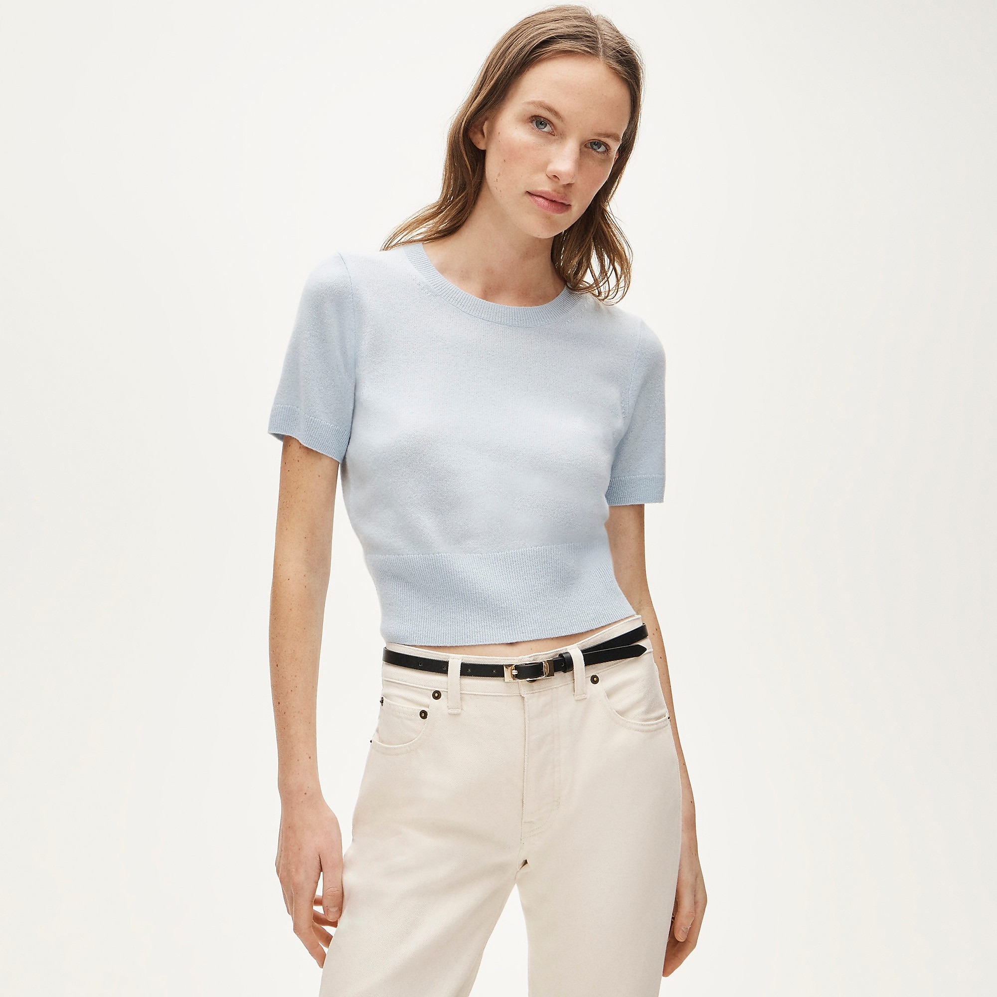 J.Crew, Cashmere Shrunken T-Shirt