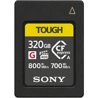 Sony Tough 320GB CFexpress Type A|was $649.99|now $529.99
SAVE $130 at B&amp;H Price Check |