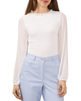 Nordstrom white top.