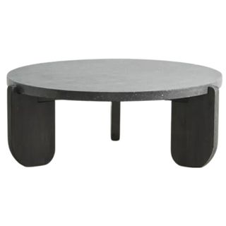 Cleo concrete and Acacia wood coffee table by Urban Outfitters