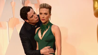 Scarlett Johannson and John Travolta Oscars