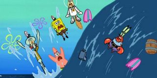The cast in "The Big One" in Spongebob Squarepants.