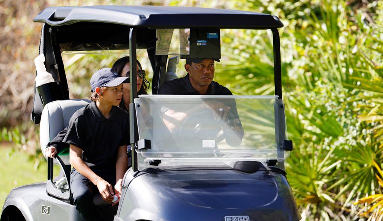 Tiger Woods Cart