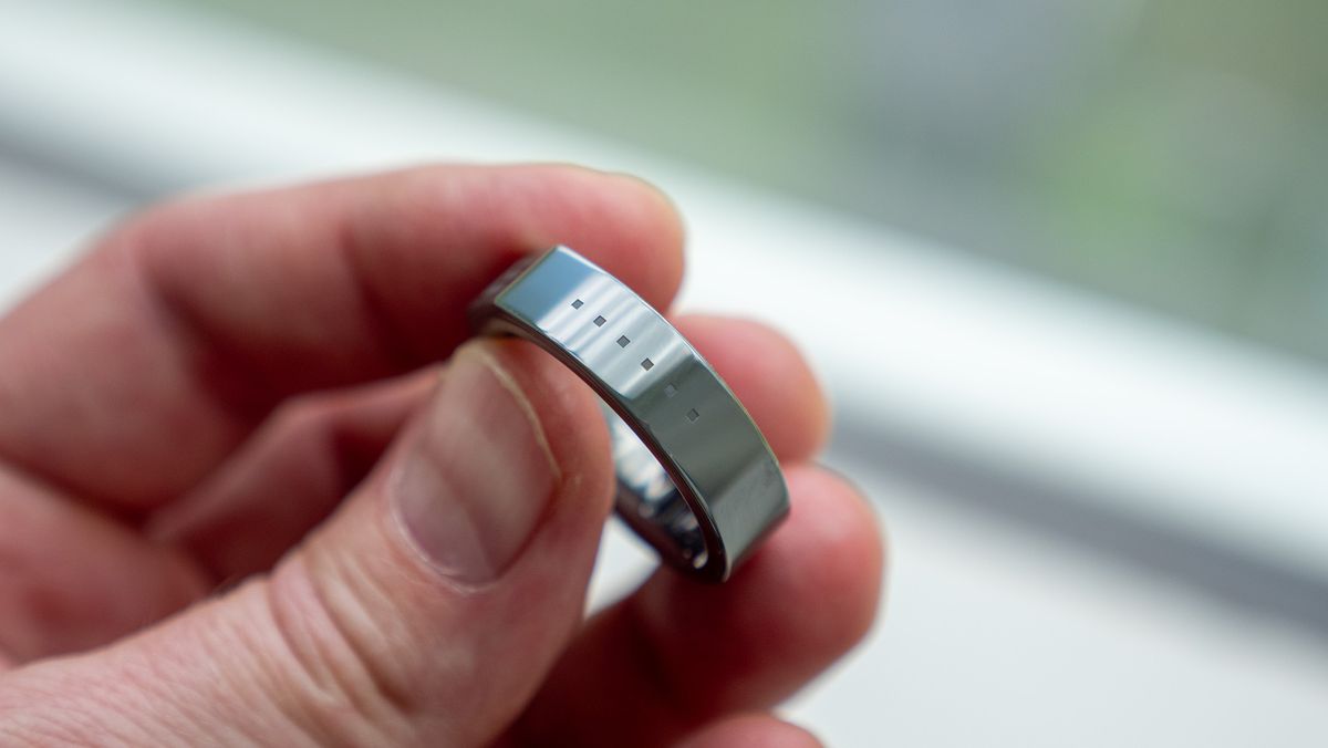The touchpad on the left side of the Even Realities R1 smart ring