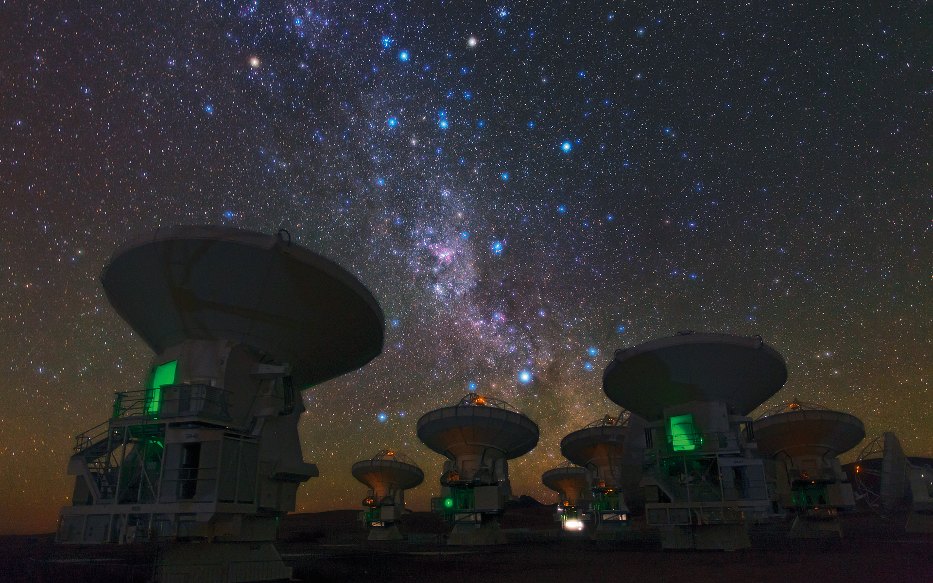 The Southern Milky Way Above ALMA