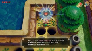 Link's Awakening heart piece location: Pothole Field
