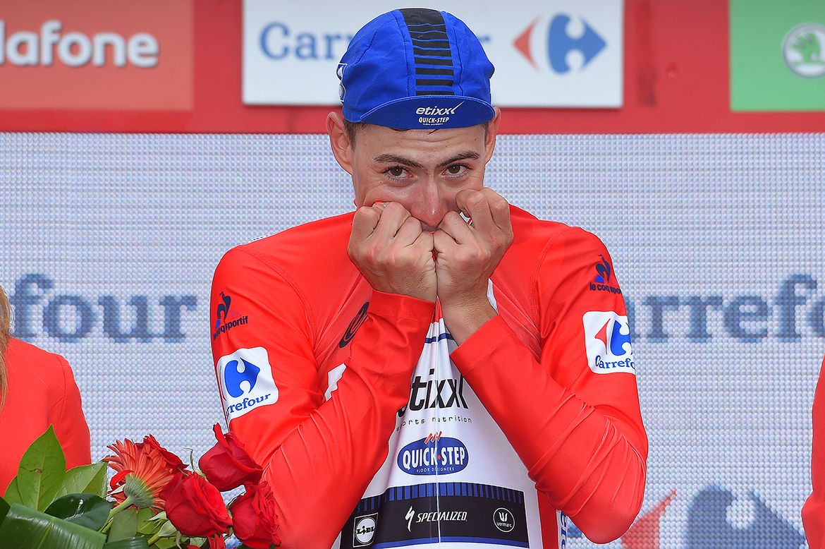 David de la Cruz (Etixx-Quickstep) took the lead in his home Grand Tour
