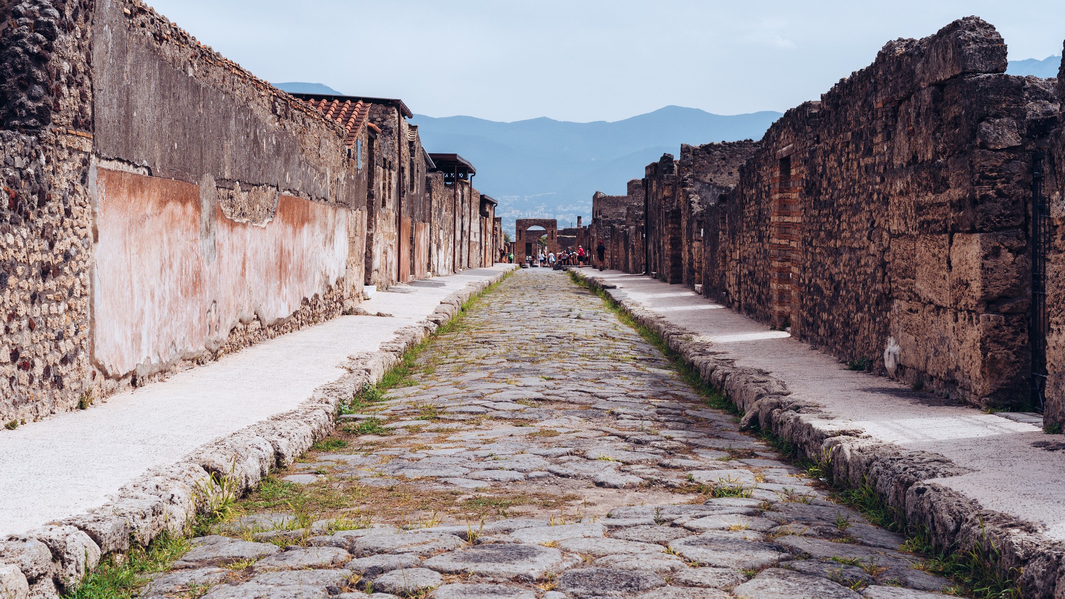 ancient roman road layers